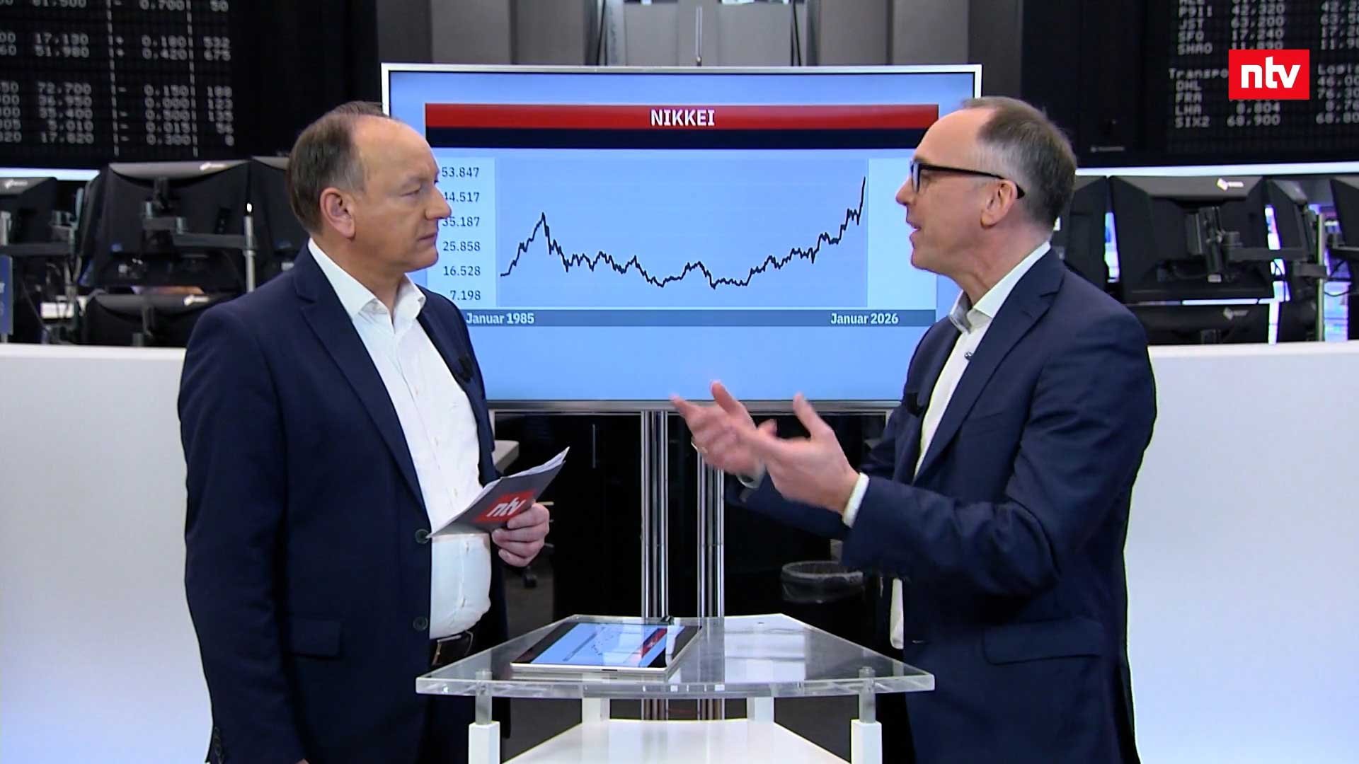 Edgar Walk im n-tv Interview mit Friedhelm Tilgen