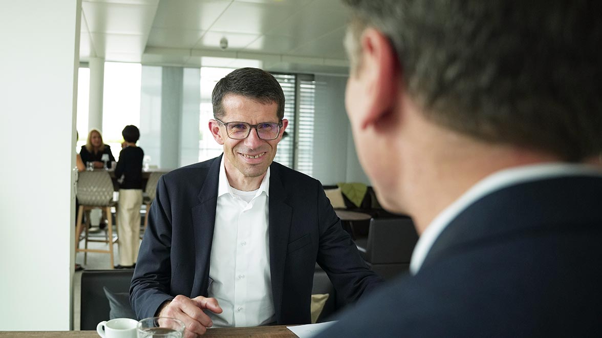 Martin Thiesen, Geschäftsführer, Metzler Pension Management GmbH im Gespräch